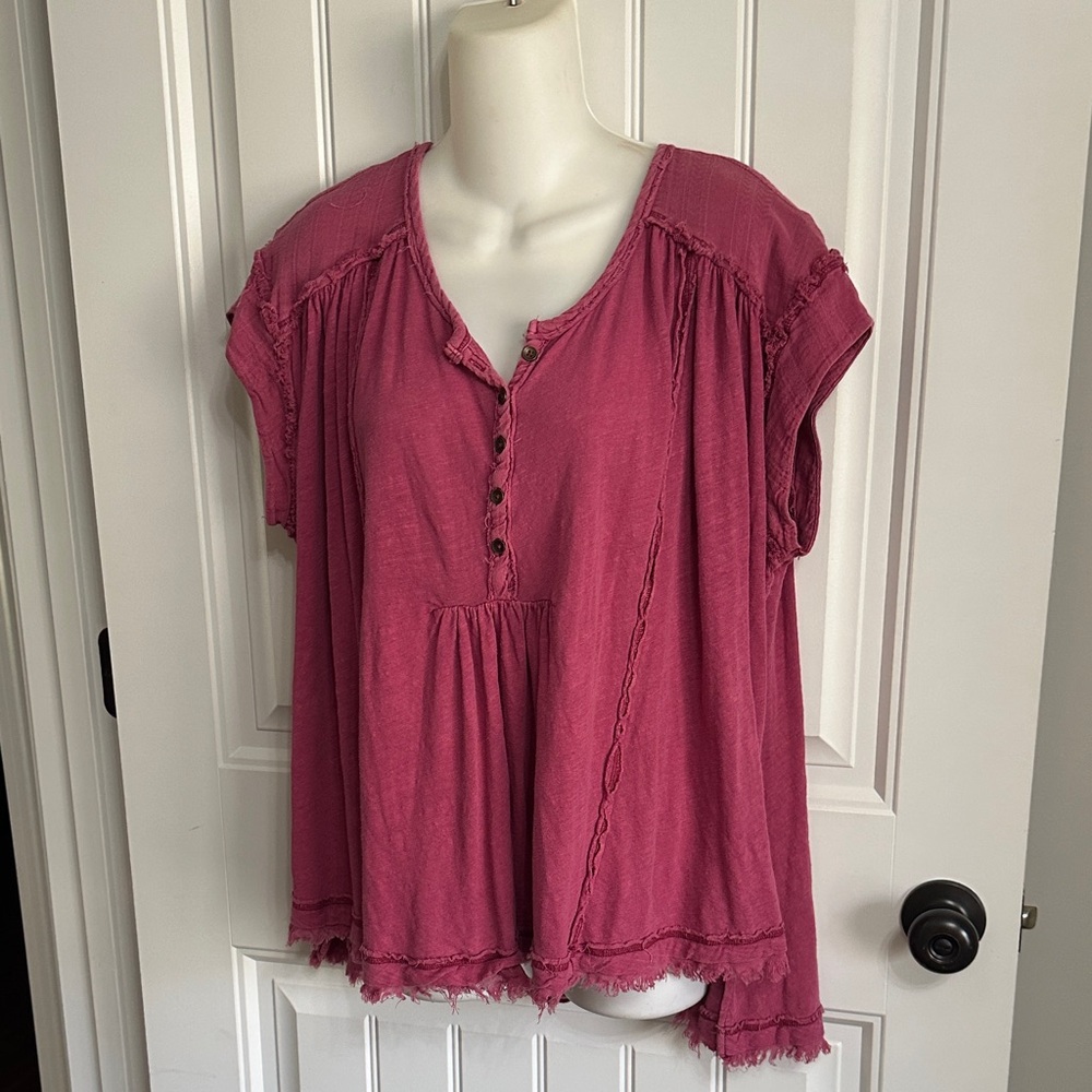 Free People High Low Top oversized Large